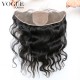 Pre Plucked 13x4 Silk Base Body Wave Lace Frontal With Baby Hair,Human Virgin Hair